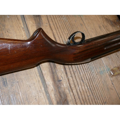 182 - B S A AIRSPORTER AIR RIFLE GO16124 22MM UNDER LEVER IN GOOD ORDER