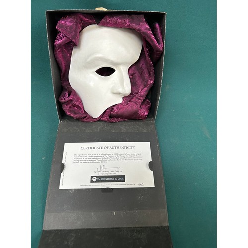 1 - Limited Edition Phantom of the Opera Mask based on the original worn for the London production of th... 