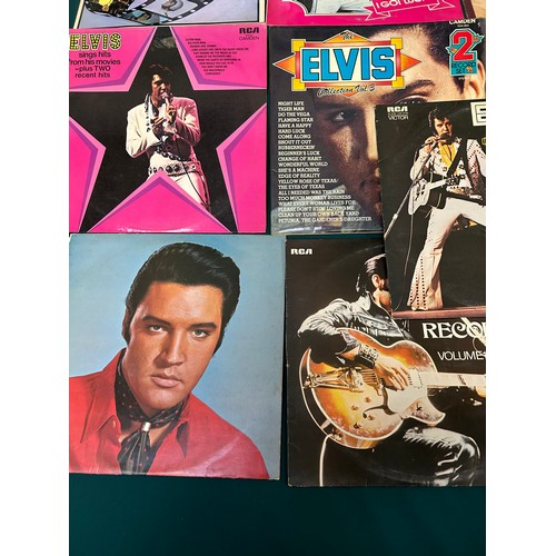 470 - Collection of 17 Elvis LP Vinyl Albums to include :- Loving You, Double Dynamite Vol 1, As Recorded ... 