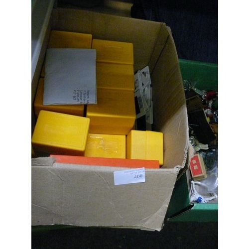 400 - BOX OF VARIOUS SLIDES