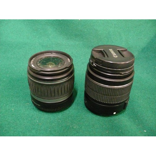 395 - 2 CANON ZOOM LENSES EFS 18-55MM