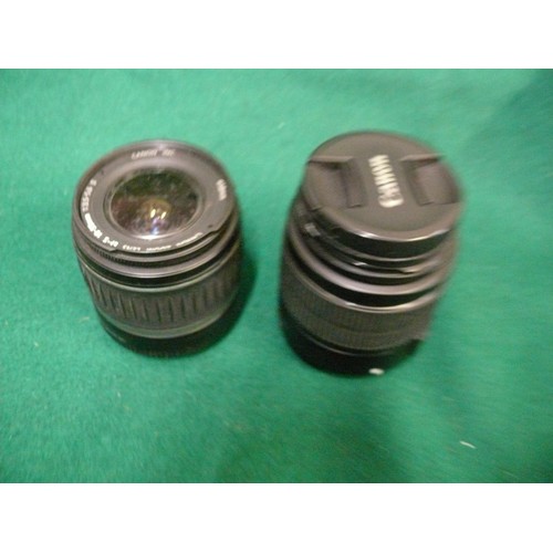 395 - 2 CANON ZOOM LENSES EFS 18-55MM