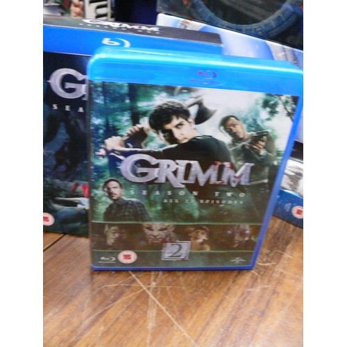 446 - GRIMM SEASON 1-5 BOXSETS ON BLU-RAY