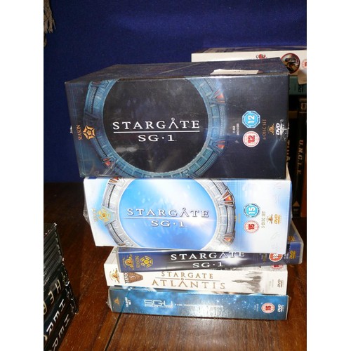 447 - STARGATE SG-1 SEASON 1 DVD BOX SET PLUS SEASONS 9 & 10 SEALED DVD BOXSETS AND STARGATE ATLANTIS SEAS... 