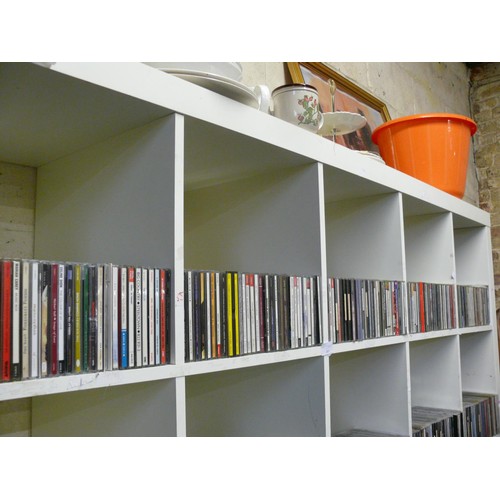 485 - 5 CUBES OF VARIOUS CD'S TO INCLUDE MICHAEL JACKSON, DAVID BOWIE, MADONNA, ELTON JOHN, U2, SQUEEZE, B... 