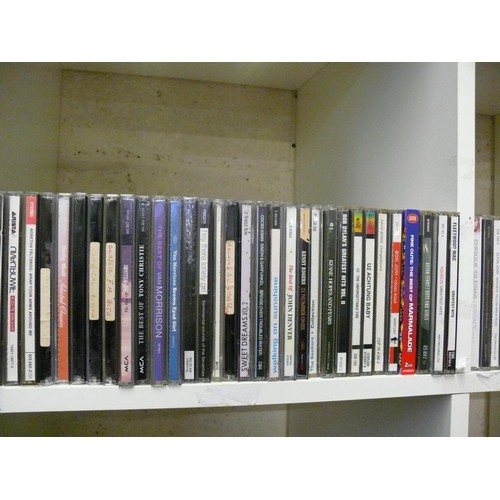 485 - 5 CUBES OF VARIOUS CD'S TO INCLUDE MICHAEL JACKSON, DAVID BOWIE, MADONNA, ELTON JOHN, U2, SQUEEZE, B... 