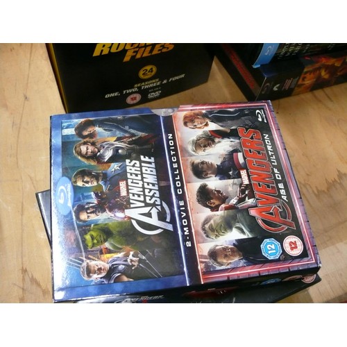 456 - MARVEL DVD BOXSETS CAPTAIN AMERICA, THE AVENGERS AND FANTASTIC 4