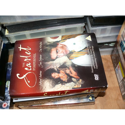 458 - DVD BOX SETS JANE AUSTEN, WAR & PEACE AND THE SCARLETT PIMPERNELL