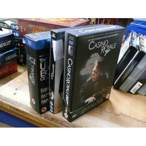 463 - DVD BOX SETS THE COLLECTION PLUS JAMES BOND CASINO ROYALE AND QUANTUM OF SOLACE