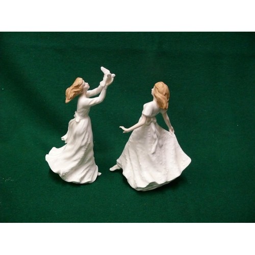 7 - TWO ROYAL DOULTON FIGURES FROM THE SENTIMENTS SERIES, 