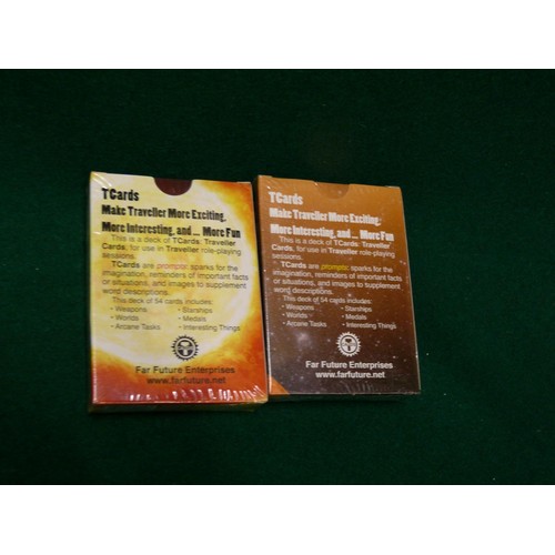 17 - 2 PACKETS OF TRAVELLER CARDS 