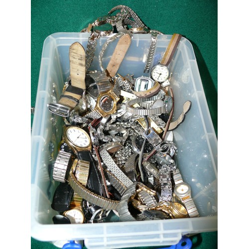 19 - OVER 70 WATCHES NEED BATTERIES BUT VERY GOOD SELECTION OF MAKES AND TYPES