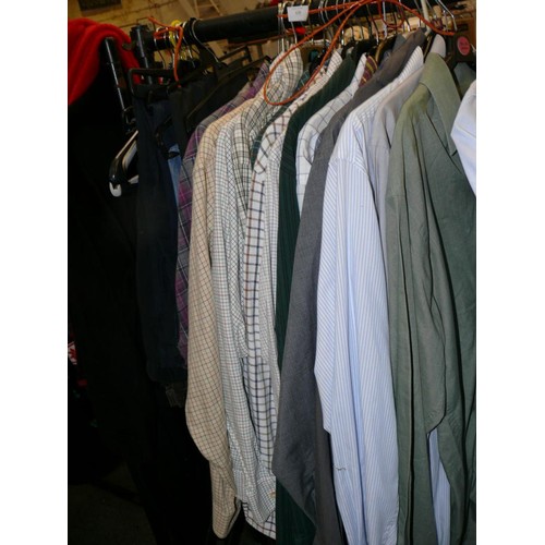 430 - MENS GOOD QUALITY LONG SLEEVE SHIRTS MOSTLY SIZE L