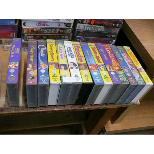 522 - COLLECTION OF DISNEY VHS VIDEOS