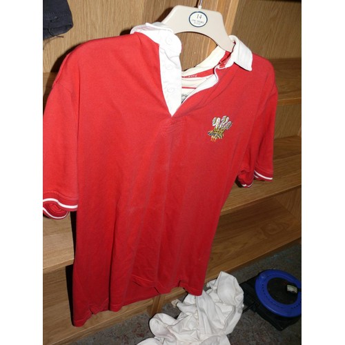 552 - 3 WALES THEMED T-SHIRTS