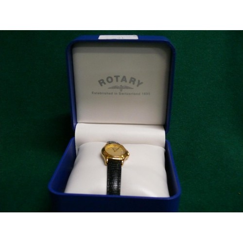 21 - ROTARY WATCH IN ITS ORIGINAL BOX