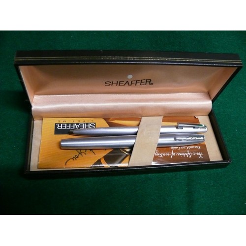 28 - A BOX OF SHAFFER PENS