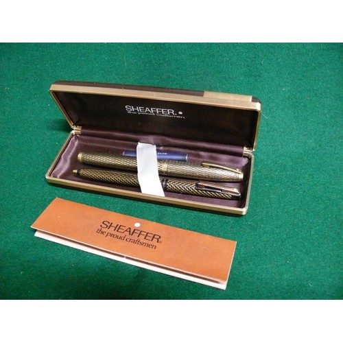 33 - A BOX OF SHAFFER PENS