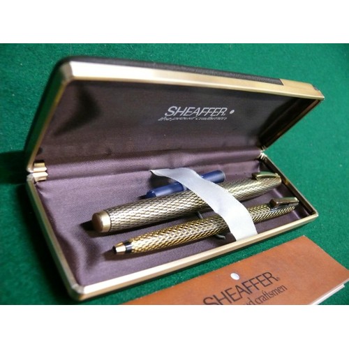 33 - A BOX OF SHAFFER PENS