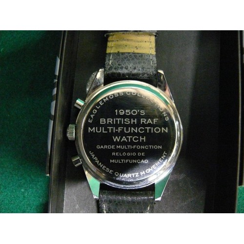 41 - BRITISH 1950 RAF PILOTS WATCH, BY EAGLEMOSS COLLECTIONS