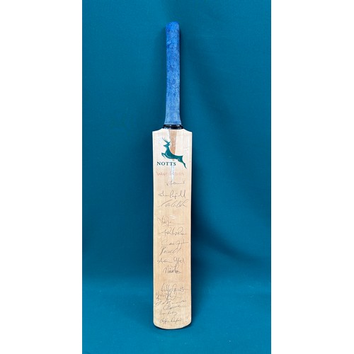 331 - A cricket bat signed by 17 of the West Indian team - Sherwin Campbell, Chris Gayle etc - 1990's play... 