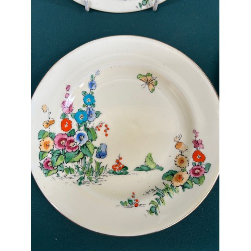 15 - A 1930's Crown Staffordshire bone china sandwich set in the 