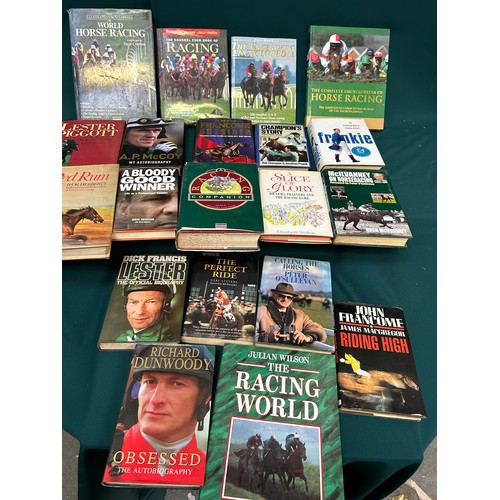 229 - Good collection of 20 books on a Horse Racing theme to include “Red Rum- Ivor Herbert’s Full & Extra... 