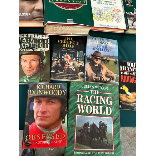 229 - Good collection of 20 books on a Horse Racing theme to include “Red Rum- Ivor Herbert’s Full & Extra... 