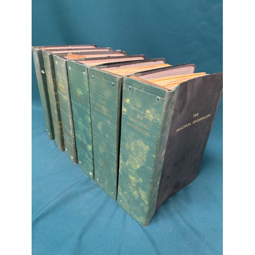 240 - 6 Volumes of Practical Householder from 1955 to 1962 - complete set - monthly magazines bound into 6... 