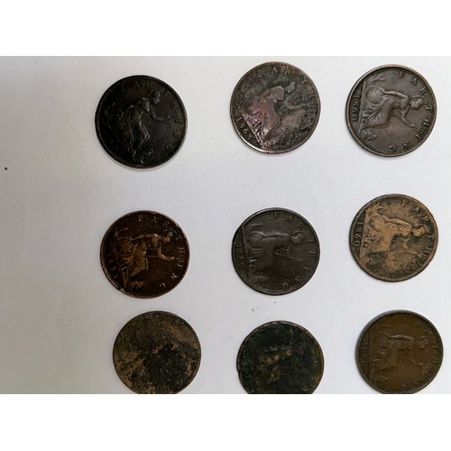 80 - Collection of Queen Victoria Farthings Young Head to Old Head including 1839/ 40/ 43/  47/ ?/ 60/ 60... 