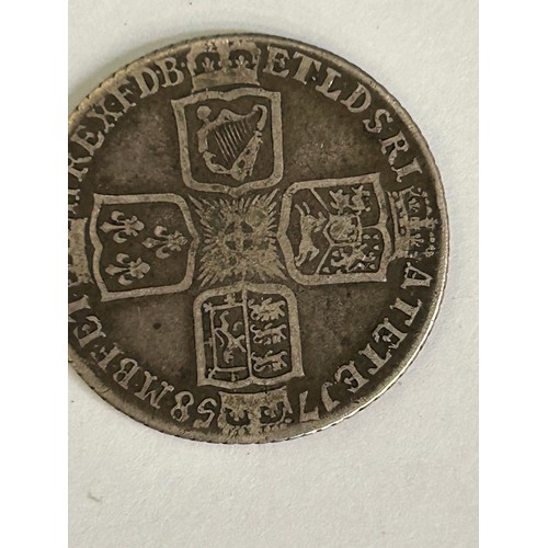 86 - A George II 1758 Shilling, fine condition