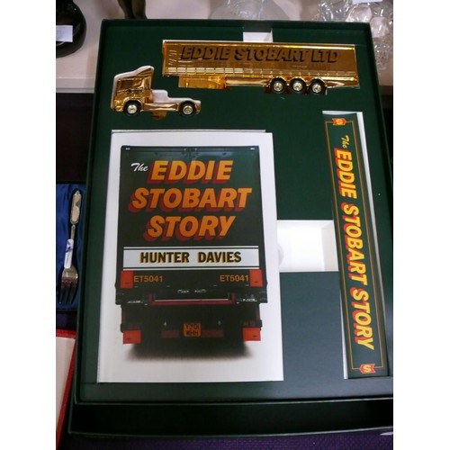 70 - EDDIE STOBART GOLD STORY, MINT AND BOXED