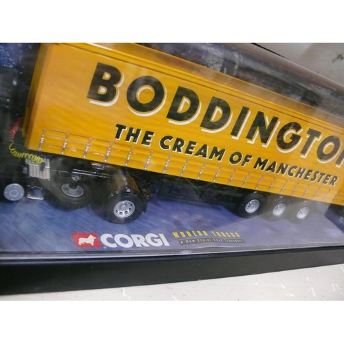 73 - CORGI BODDINGTONS DREY ARTICULATED LORRY (CASED)