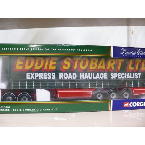 72 - EDDIE STOBART DAF XF SUPER SPACE CAB CURTAINSIDE CC13201, BOXED