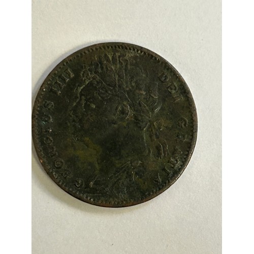 82 - George IV Farthing 1822 & William IV 1837