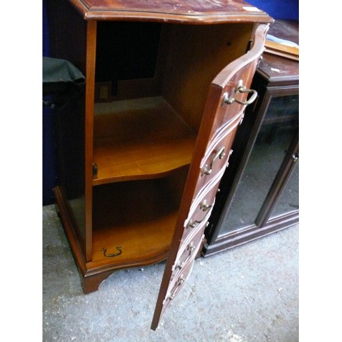 448 - TALL FAUX DRAWER DOOR CUPBOARD