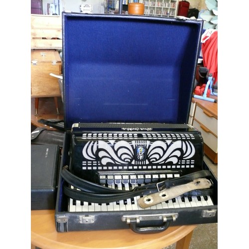 57 - A VERY NICE GALOTTA PIANO ACCORDIAN IN A CASE