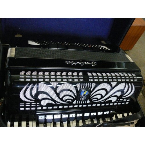 57 - A VERY NICE GALOTTA PIANO ACCORDIAN IN A CASE