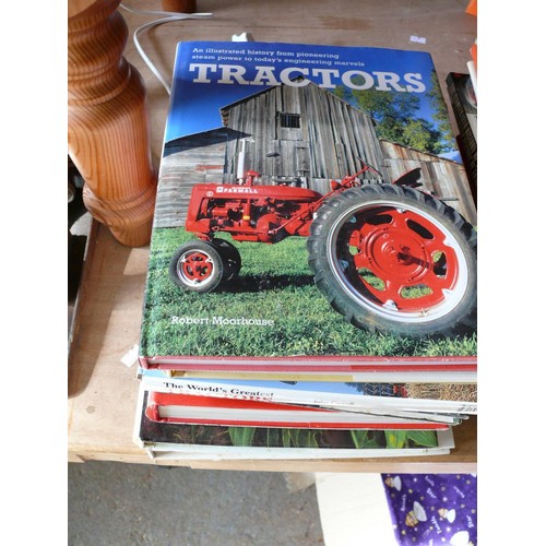 493 - LARGE COLLECTION OF TRACTOR REFERENCE BOOKS, MANUALS AND PARTS LISTS