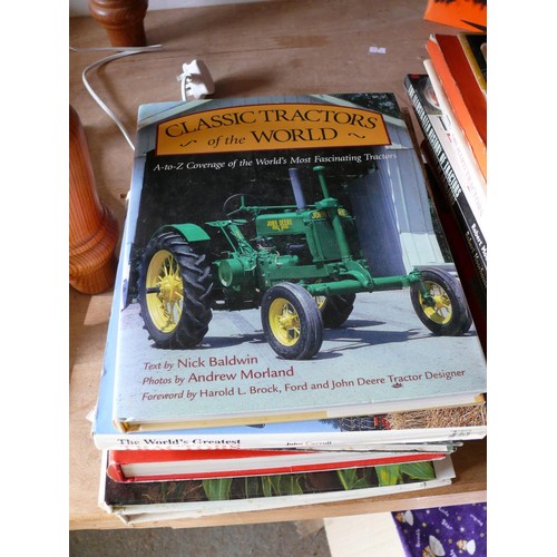 493 - LARGE COLLECTION OF TRACTOR REFERENCE BOOKS, MANUALS AND PARTS LISTS