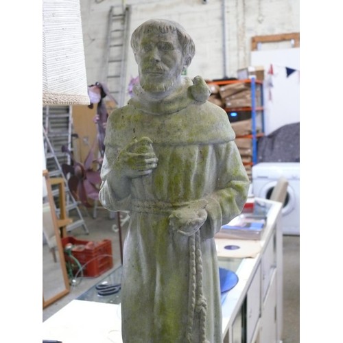 54 - FRANCIS OF ASSISI GARDEN STATUE APPROX 22