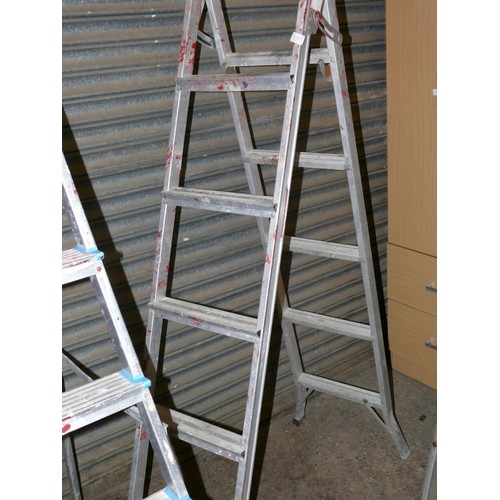 533 - LARGE ALUMINIUM LADDER