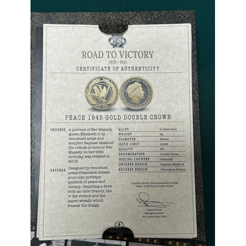 79 - Merchant Navy Road To Victory Coin Collection in presentation wallet by The London Mint. Includes a ... 