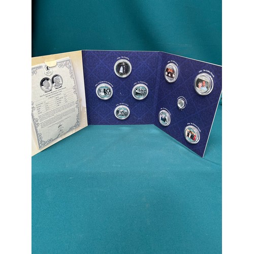 78 - Coin collection - The Platinum Wedding Anniversary Photographic Collection by The London Mint in Pre... 