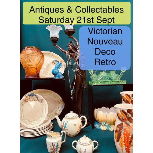 47A - NEXT SATURDAY 21ST SEPTEMBER IS OUR ANTIQUES AND COLLECTABLES AUCTION. GOOD SELECTION OF JEWELLERY, ... 