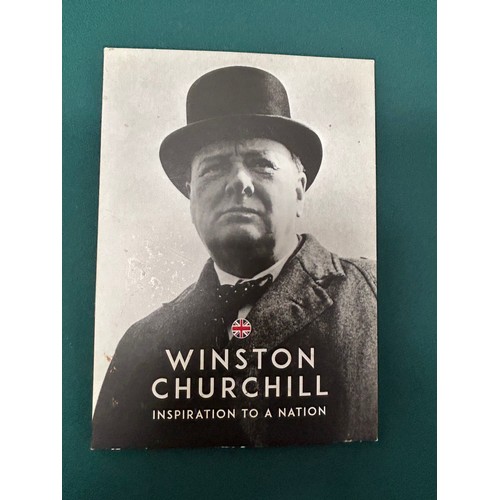 96 - Winston Churchill Inspiration to a Nation Coin Collection in a presentation wallet by The London Min... 