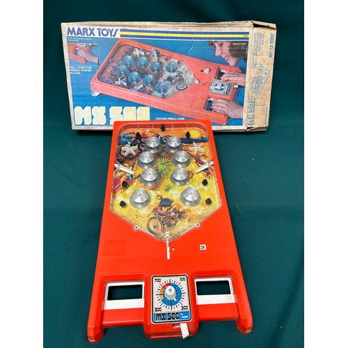 333 - Vintage Marx Toys MX500 Pinball Game, 1970’s