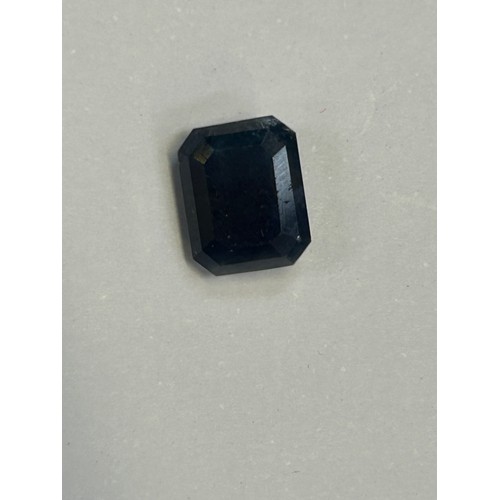 45D - Square cut sapphire gemstone 9mm x 7mm