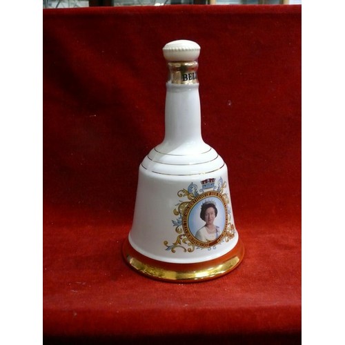 92 - WADE COMMEMORATIVE BELL'S, 60TH BIRTHDAY OF HER MAJESTY QUEEN ELIZABETH II, SEALED