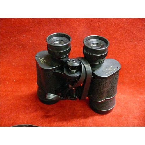 97 - AEROLITE BINOCULARS BY SWIFT WITH CASE AND CERTIFICATE